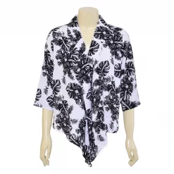 เสื้อเชิ้ตปกซาฟารี แขนสามส่วน Petal Twists - Image 5