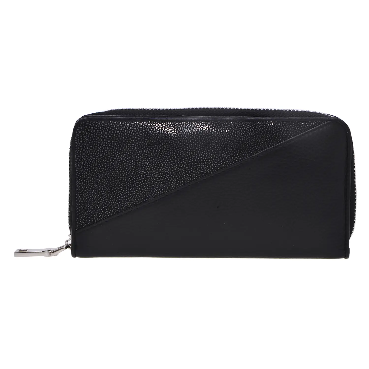 กระเป๋าสตางค์ตกแต่ง หนังปลากระเบนแบบซิปรอบ รุ่น Euro Zip - Image 7