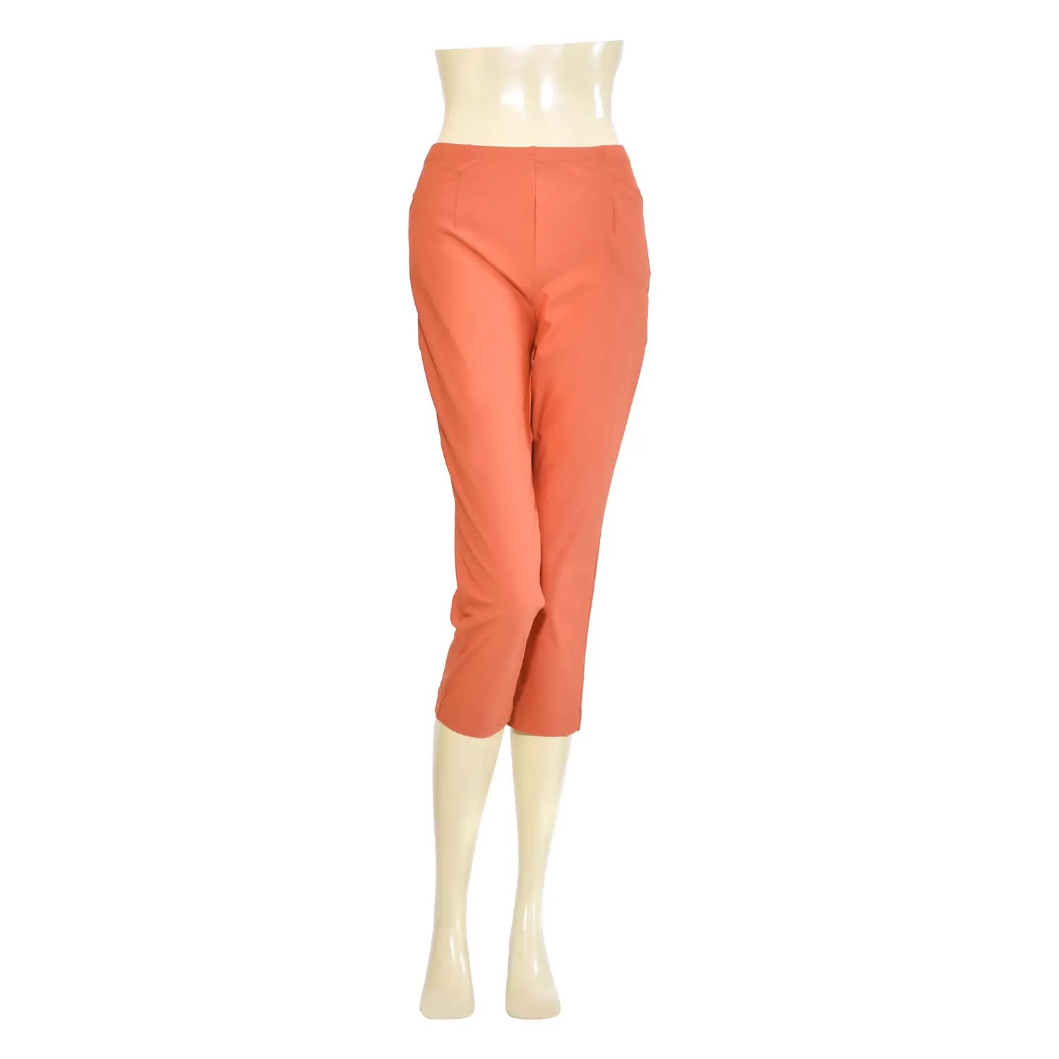 กางเกงขาเจ็ดส่วน ผ้าเวฟรอนสีพื้น - Image 9
