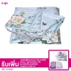 เซตผ้าปูที่นอนขนาด 6 ฟุต ลายดอกไม้ จำนวน 1 เซต