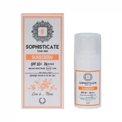 เซต Sophisticate เพื่อผิวดูกระจ่างใส สบู่ไวท์เทนนิ่ง ไวท์เทนนิ่ง เซรั่ม AHA เซรั่ม และครีมกันแดด - Image 5