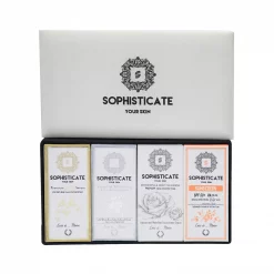 เซต Sophisticate เพื่อผิวดูกระจ่างใส สบู่ไวท์เทนนิ่ง ไวท์เทนนิ่ง เซรั่ม AHA เซรั่ม และครีมกันแดด - Image 7