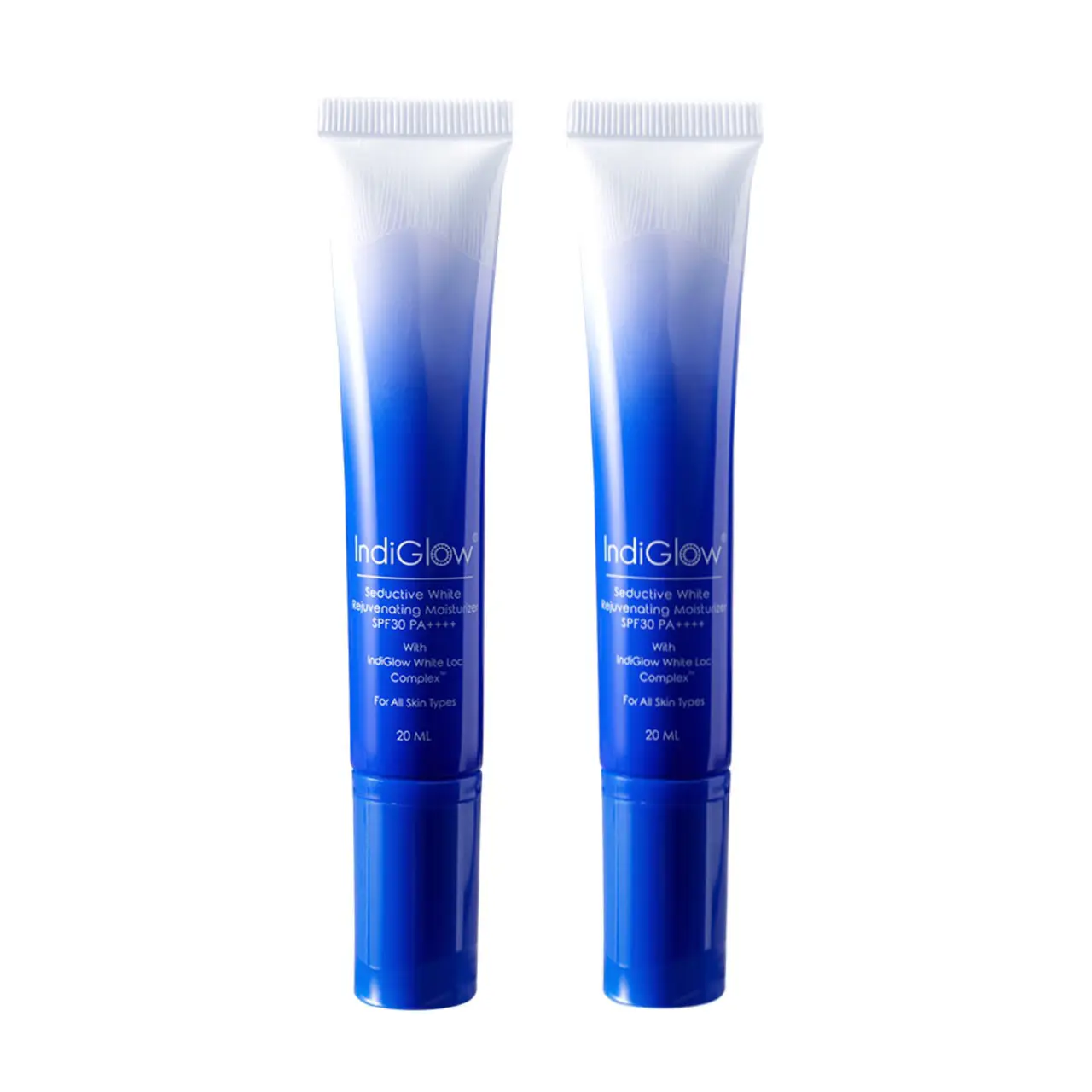 เซตอินดิโกลว์ มอยส์เจอไรเซอร์ SPF30 สำหรับผิวหน้า 20 มล. 2 หลอด - Image 2