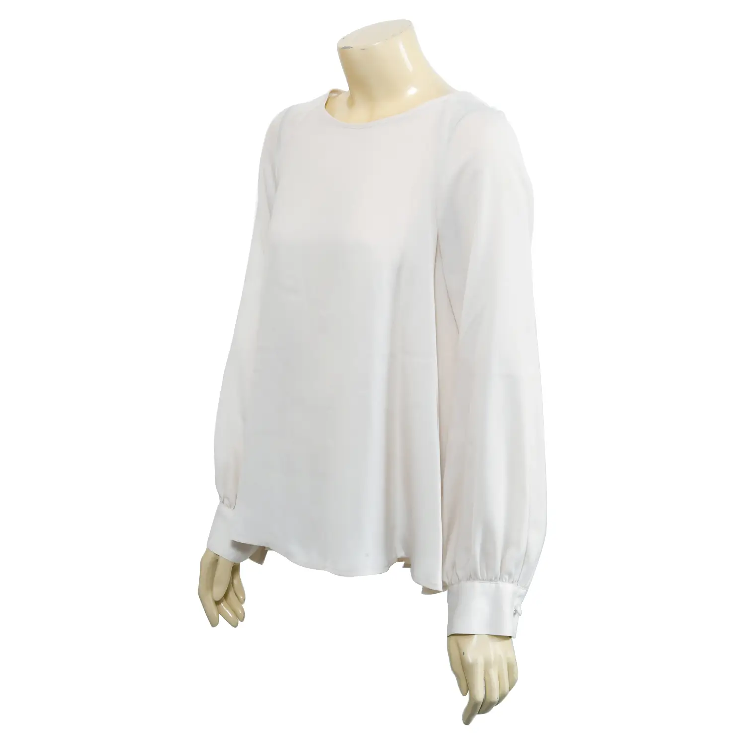 เสื้อสตรีคอกลมแขนยาว ด้านหลังจับพลีท - Image 2