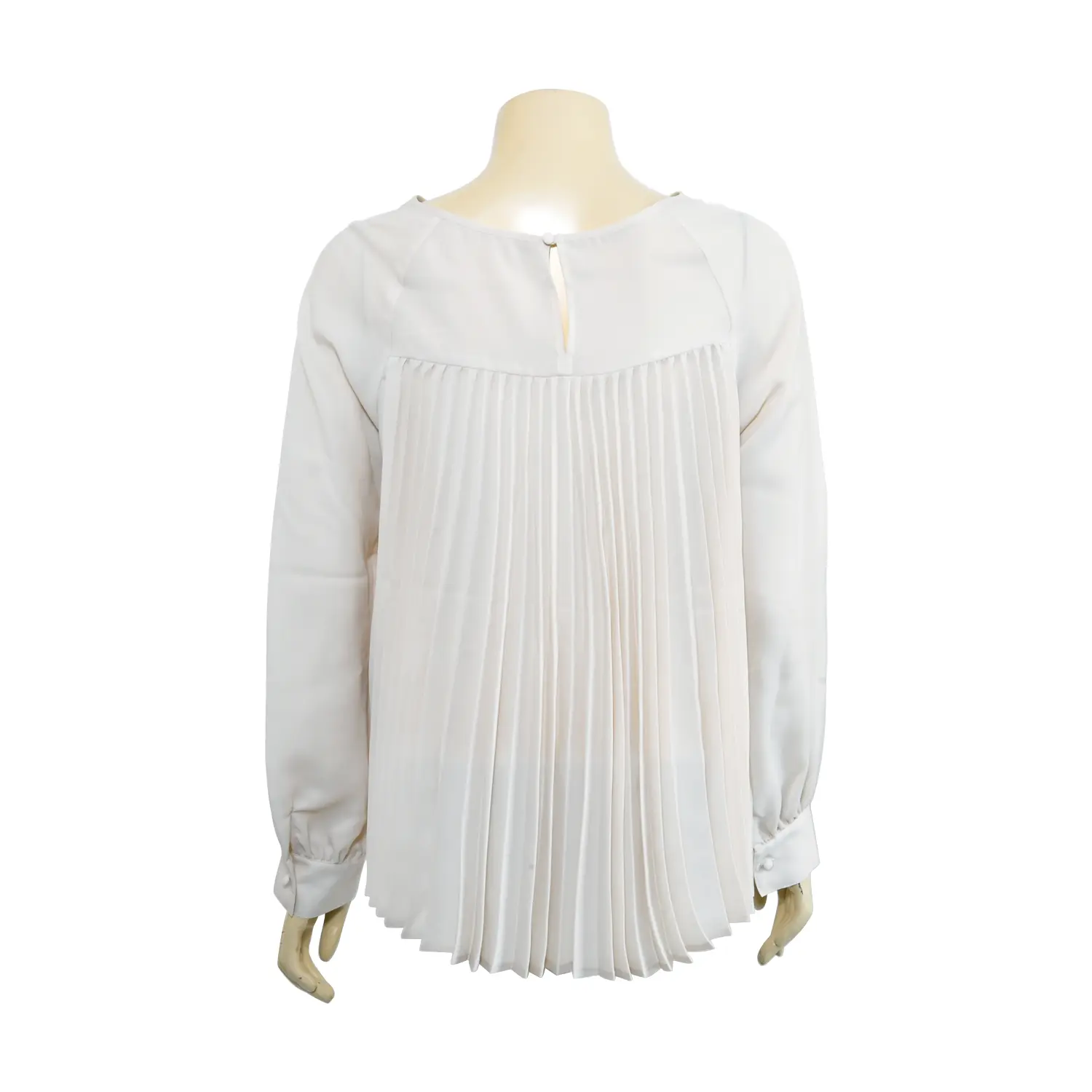 เสื้อสตรีคอกลมแขนยาว ด้านหลังจับพลีท - Image 3