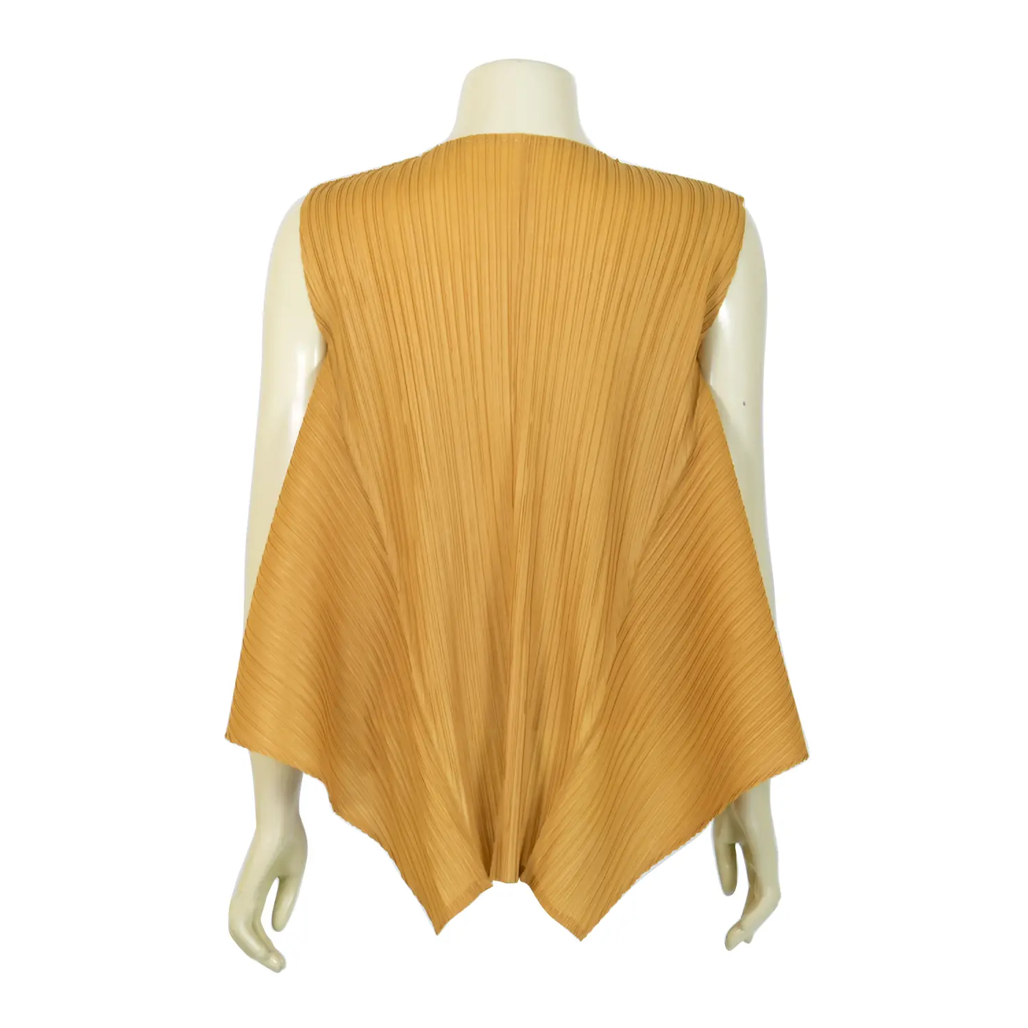 เสื้อสตรีอัดพลีทคอกลม แบบสวม แขนกุด รุ่นซัมเมอร์ - Image 2