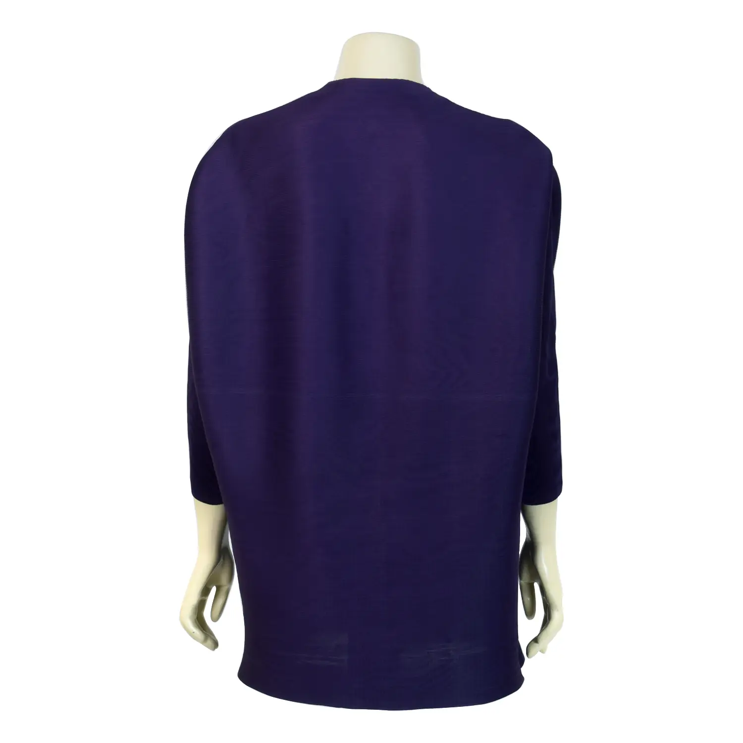 เสื้อสตรีอัดพลีท คอปีนแต่งกระดุม แขนยาว - Image 2