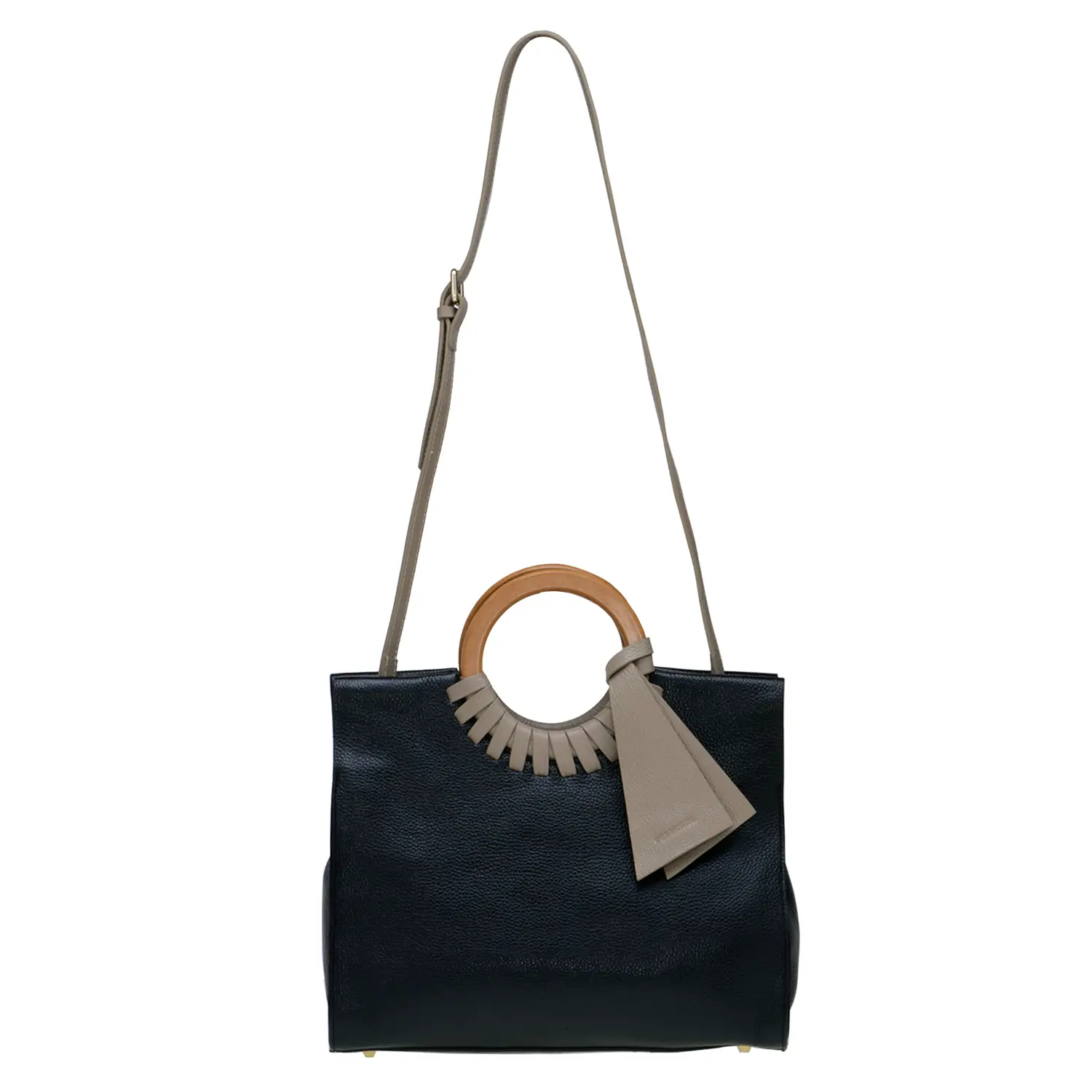 กระเป๋าถือรุ่น Hermoso Wood Handle (ใช้งานได้ 2 แบบ) - Image 5