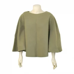 เสื้อสตรีคอปาด แบบสวม  แขน 5 ส่วนเย็บติดลำตัว ผ้าแบบเฉลียง - Image 4