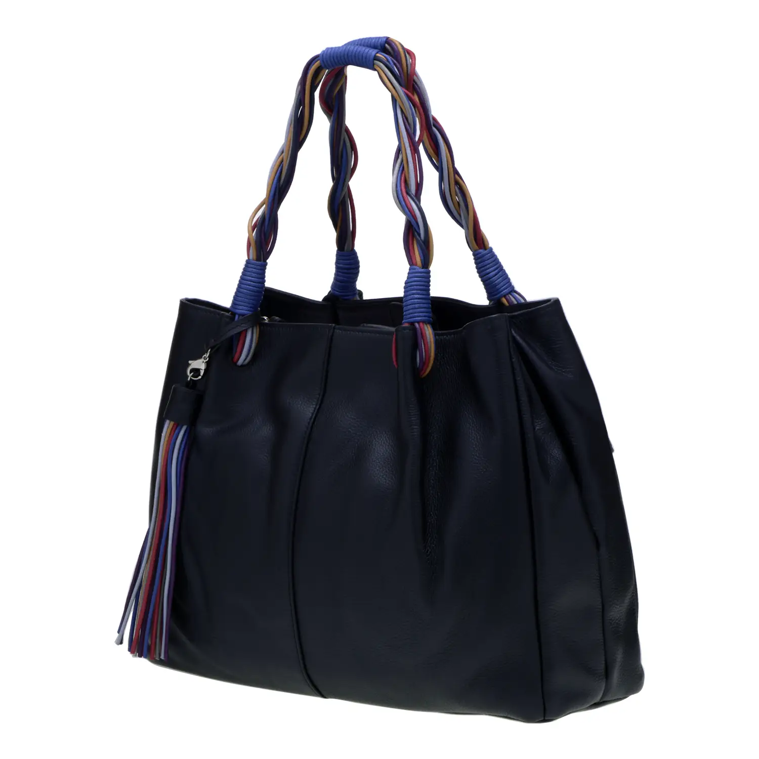 กระเป๋าโททหนังวัว ตกแต่งพู่ Tassel Charm - Image 4
