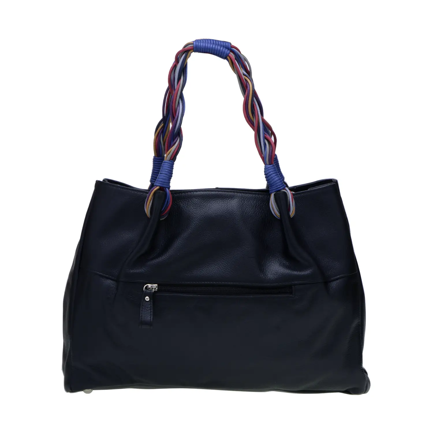 กระเป๋าโททหนังวัว ตกแต่งพู่ Tassel Charm - Image 5