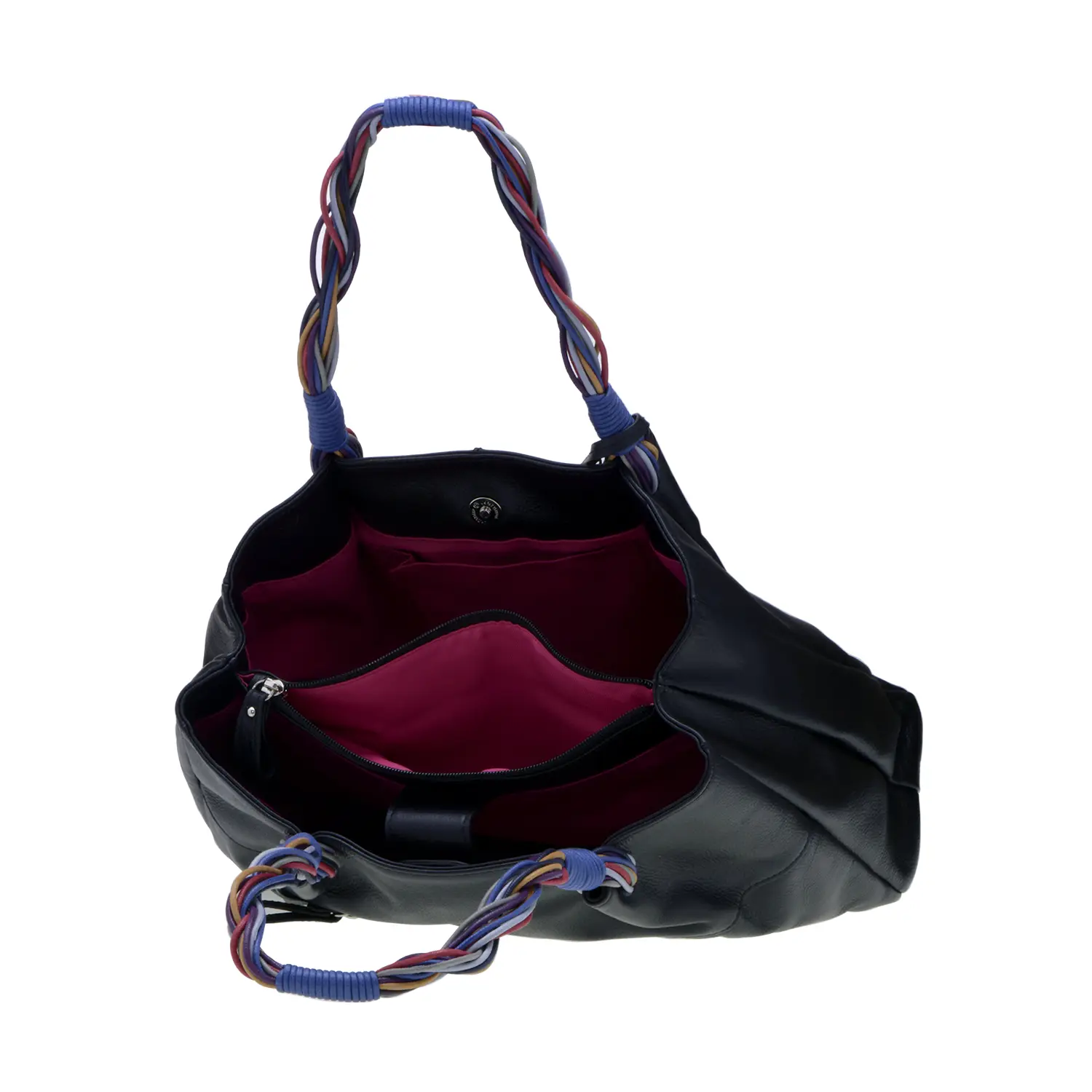 กระเป๋าโททหนังวัว ตกแต่งพู่ Tassel Charm - Image 2