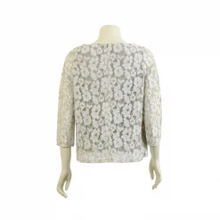 เสื้อผ้าลูกไม้ราเชลคอปาด แบบสวม แขน 4 ส่วน - Image 2