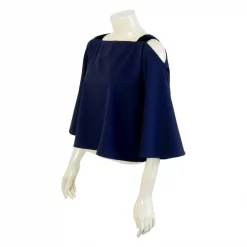 เสื้อสตรีเปิดไหล่ แขน 3 ส่วนทรงกระดิ่ง - Image 2