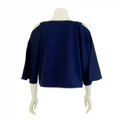 เสื้อสตรีเปิดไหล่ แขน 3 ส่วนทรงกระดิ่ง - Image 3