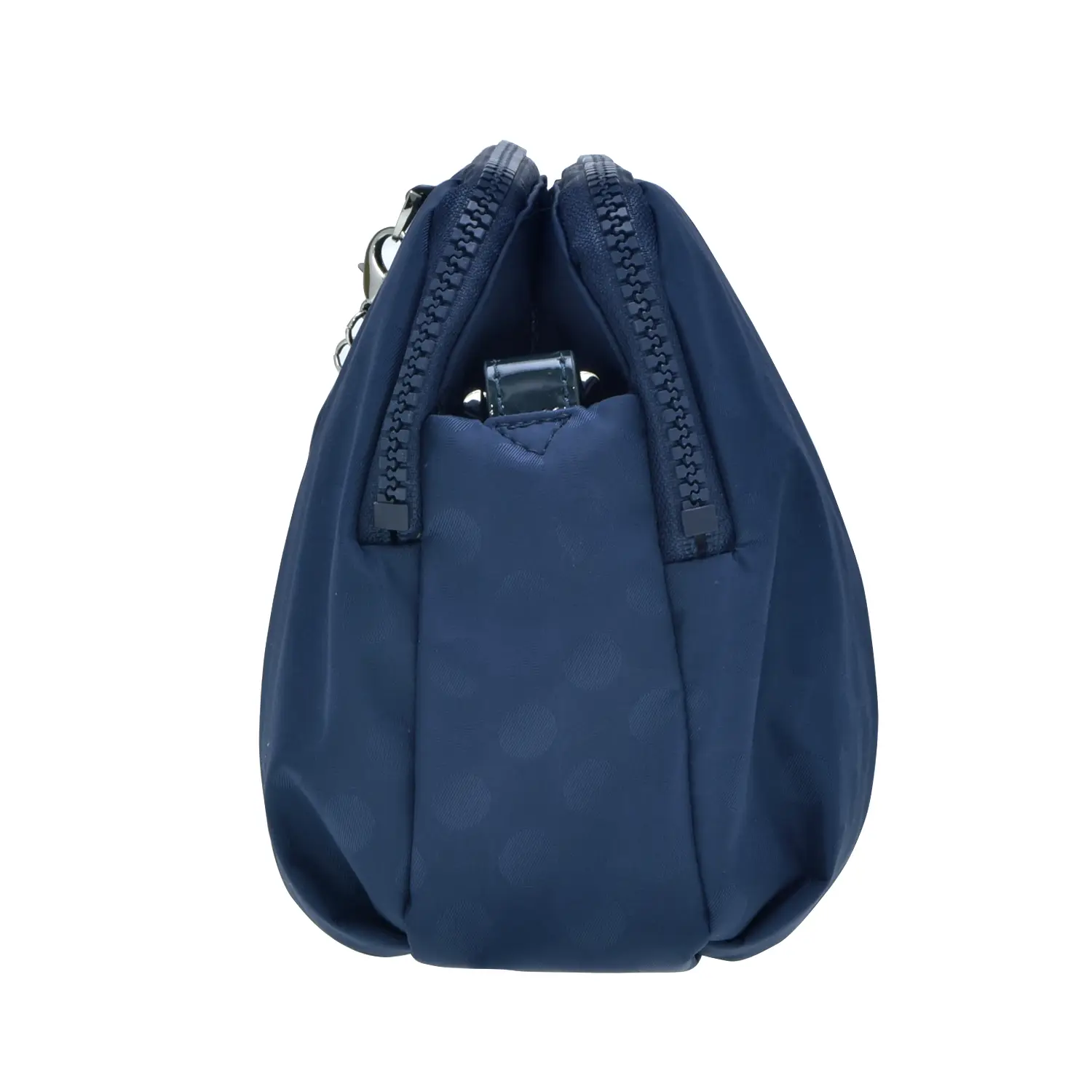 กระเป๋าสะพายทรง Pochette ผ้าแจ็คการ์ดทอลายจุด - Image 5