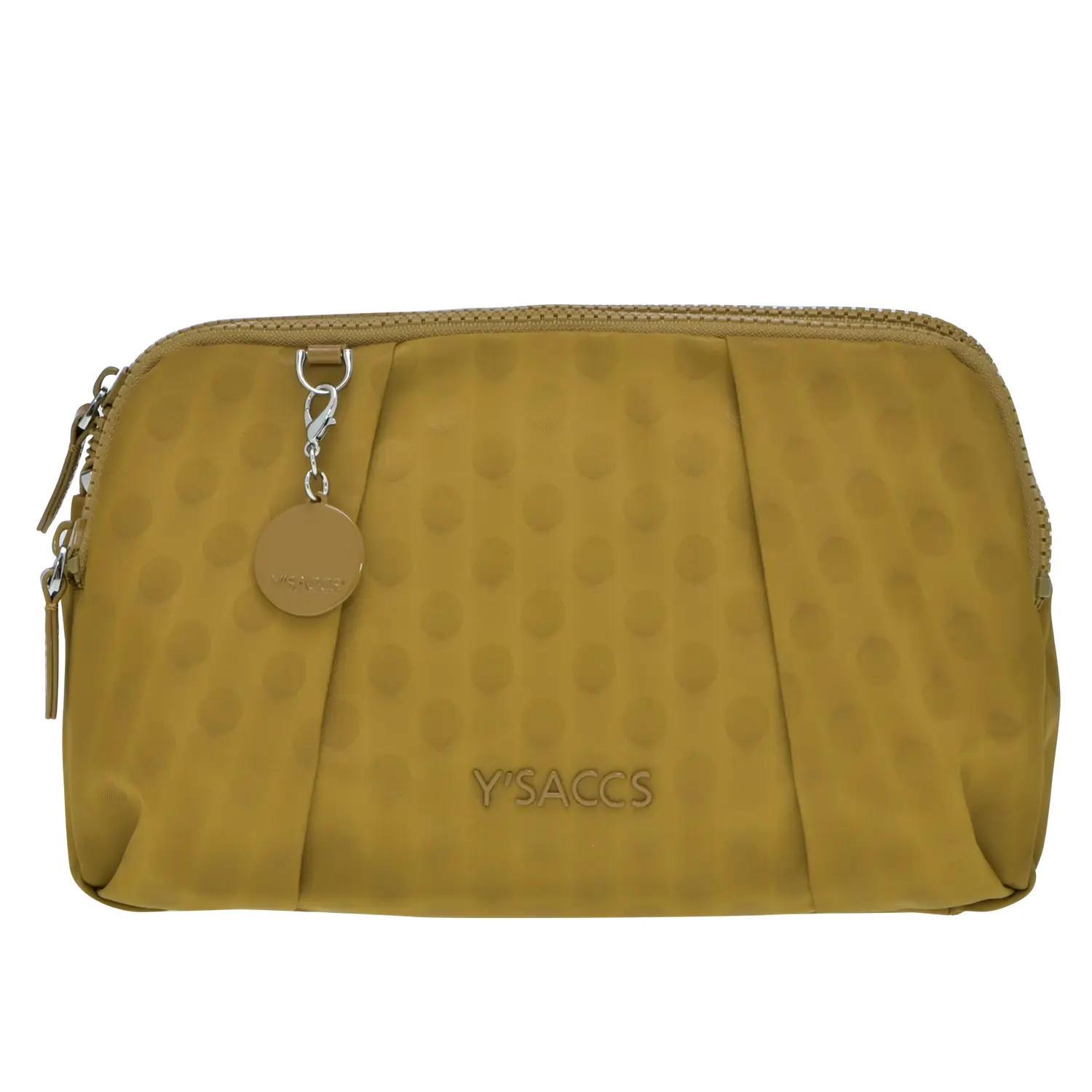 กระเป๋าสะพายทรง Pochette ผ้าแจ็คการ์ดทอลายจุด - Image 6