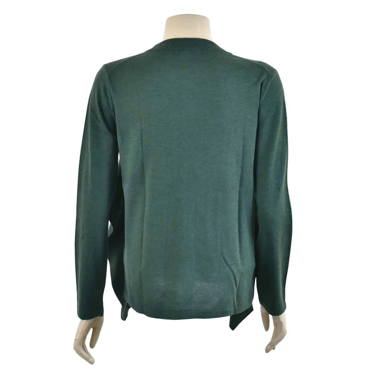 เสื้อผ้าถัก แขนยาว ตัดต่อระบายด้านหน้า - Image 4