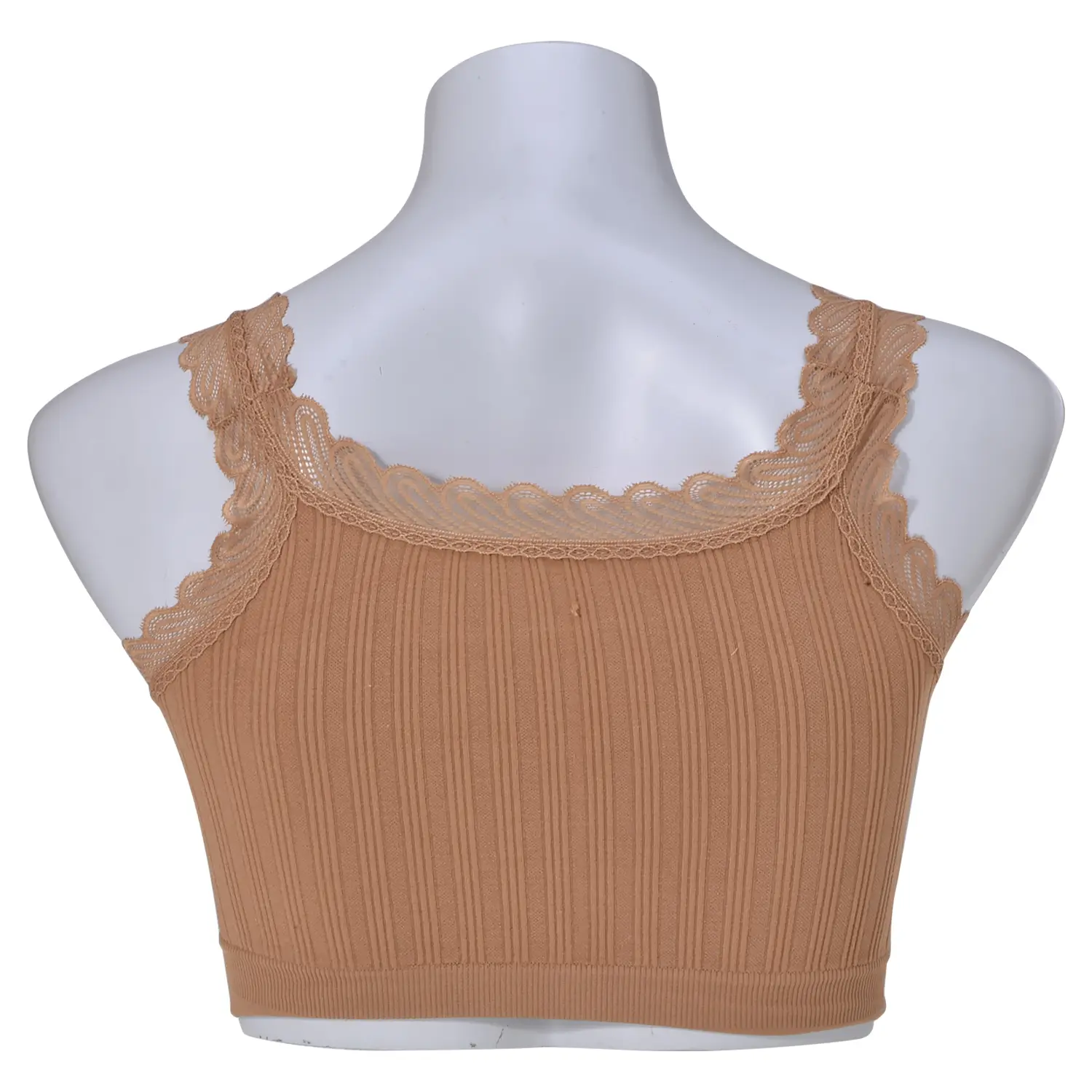 เซตวูลล์ฟอกซ์ รุ่น Good Lace Bra บราแบบ สวมแต่งระบายลูกไม้ ไร้โครง ไร้ตะขอ จำนวน 5 ตัว (คละสี สงวนสิทธิ์ ในการเลือก) - Image 8