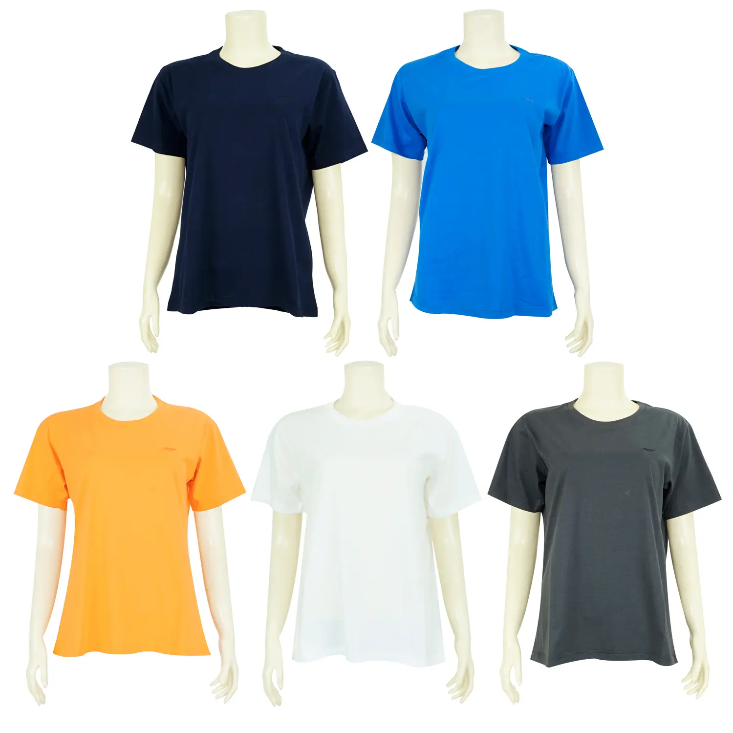 เซตเสื้อยืดคอกลม สีพื้น GETAWAY แขนสั้นทรงกระบอก (จำนวน 5 ตัว) - Image 4