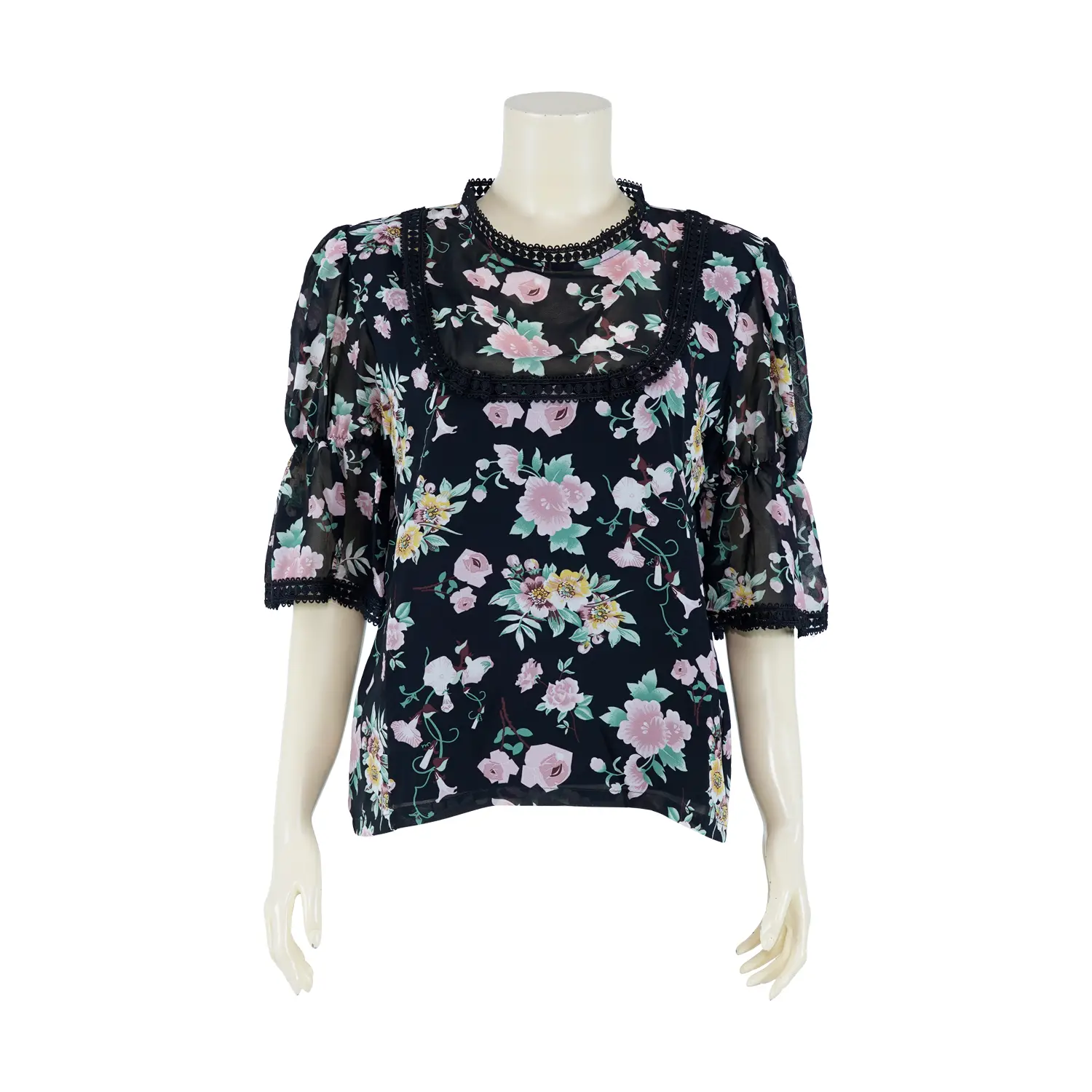 เซตเสื้อสตรี ผ้าชีฟอง 2 ตัว - Image 2