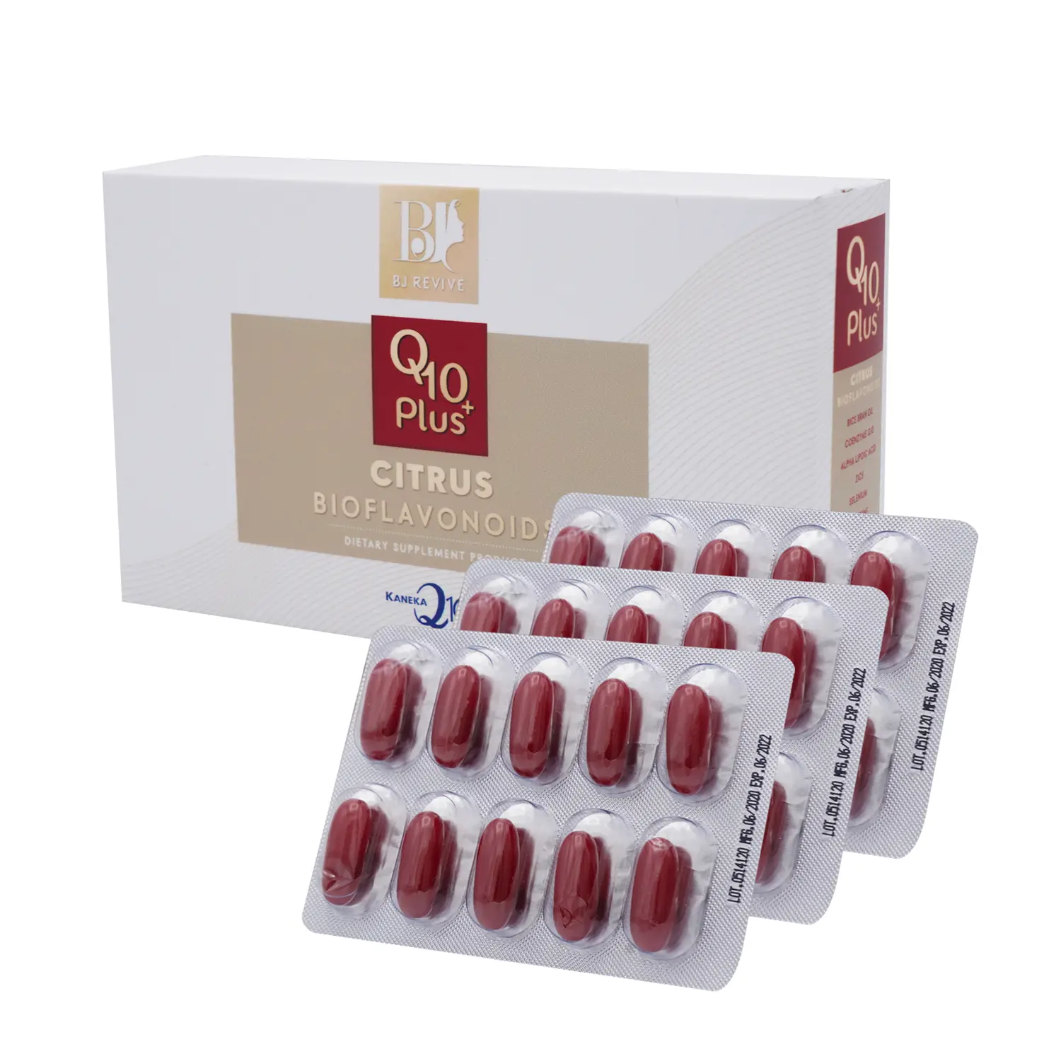 เสริมอาหาร BJ Revive สูตร Q10 ผสม ซิตรัส ไบโอฟลาโวนอยด์ 1 กล่อง - Image 2