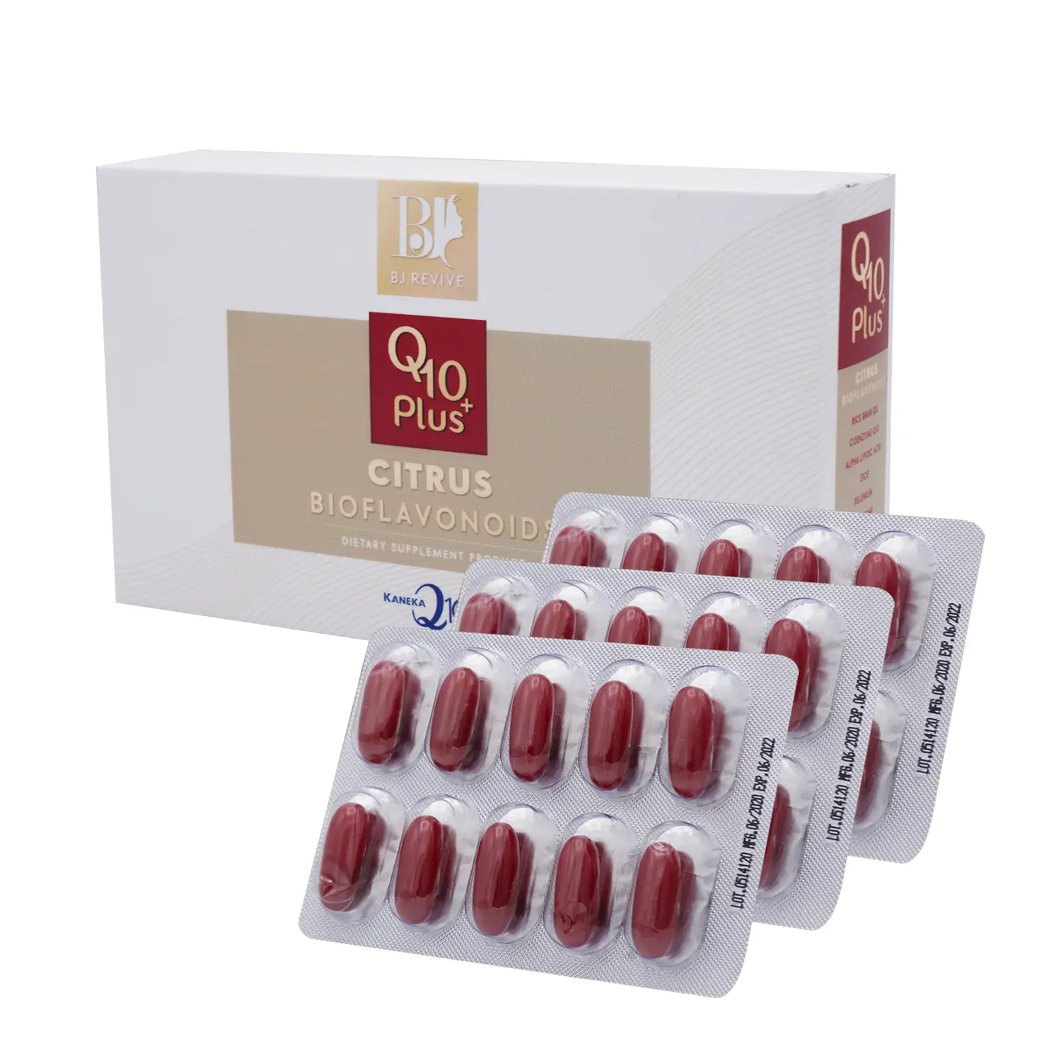 เซตเสริมอาหาร BJ Revive สูตร Q10 ผสม ซิตรัส ไบโอฟลาโวนอยด์ 2 กล่อง - Image 2