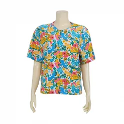 เซตเสื้อยืดคอกลม ทรงโอเวอร์ไซซ์ แขนสั้น จำนวน 5 ตัว - Image 4