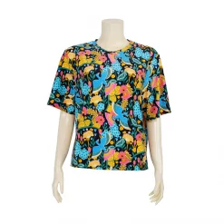 เซตเสื้อยืดคอกลม ทรงโอเวอร์ไซซ์ แขนสั้น จำนวน 5 ตัว - Image 2