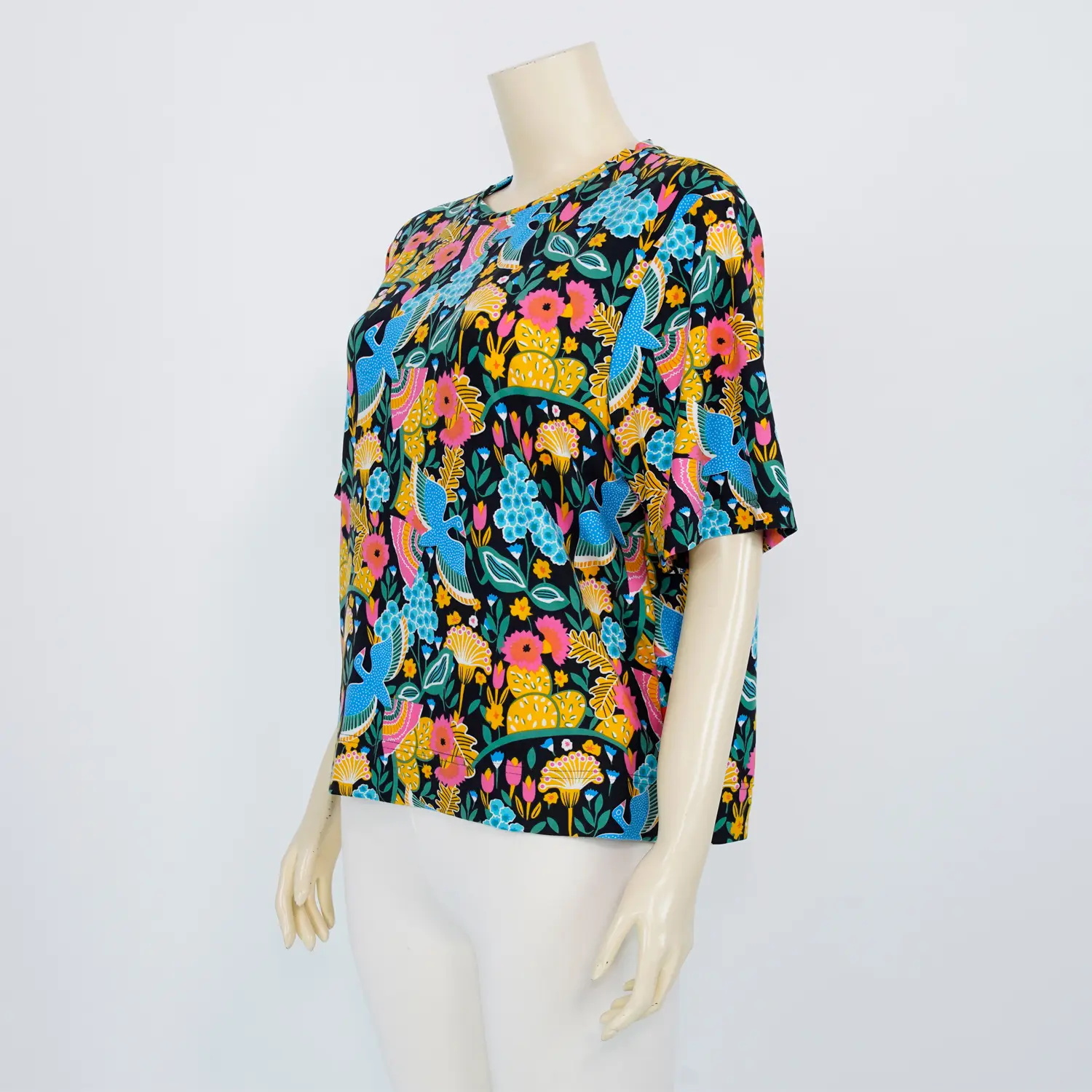 เซตเสื้อยืดคอกลม ทรงโอเวอร์ไซซ์ แขนสั้น จำนวน 5 ตัว - Image 12