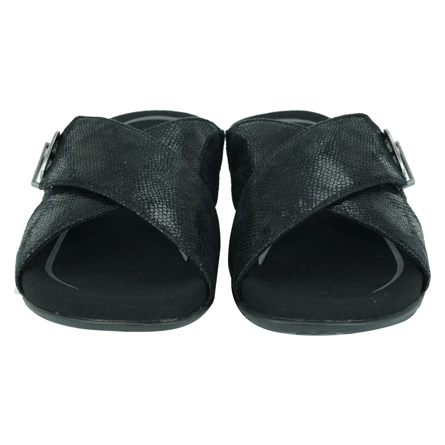 รองเท้าแตะแบบสวม ดีไซน์ สายคาดหลังเท้าแบบไขว้ รุ่น Cecilia Sandals - Image 4