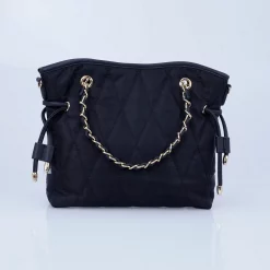 กระเป๋าถือทรงโทท ผ้าไนลอนลายควิลท์ Size L พร้อมกระเป๋า ทรงโปเชต 1 ใบ - Image 2