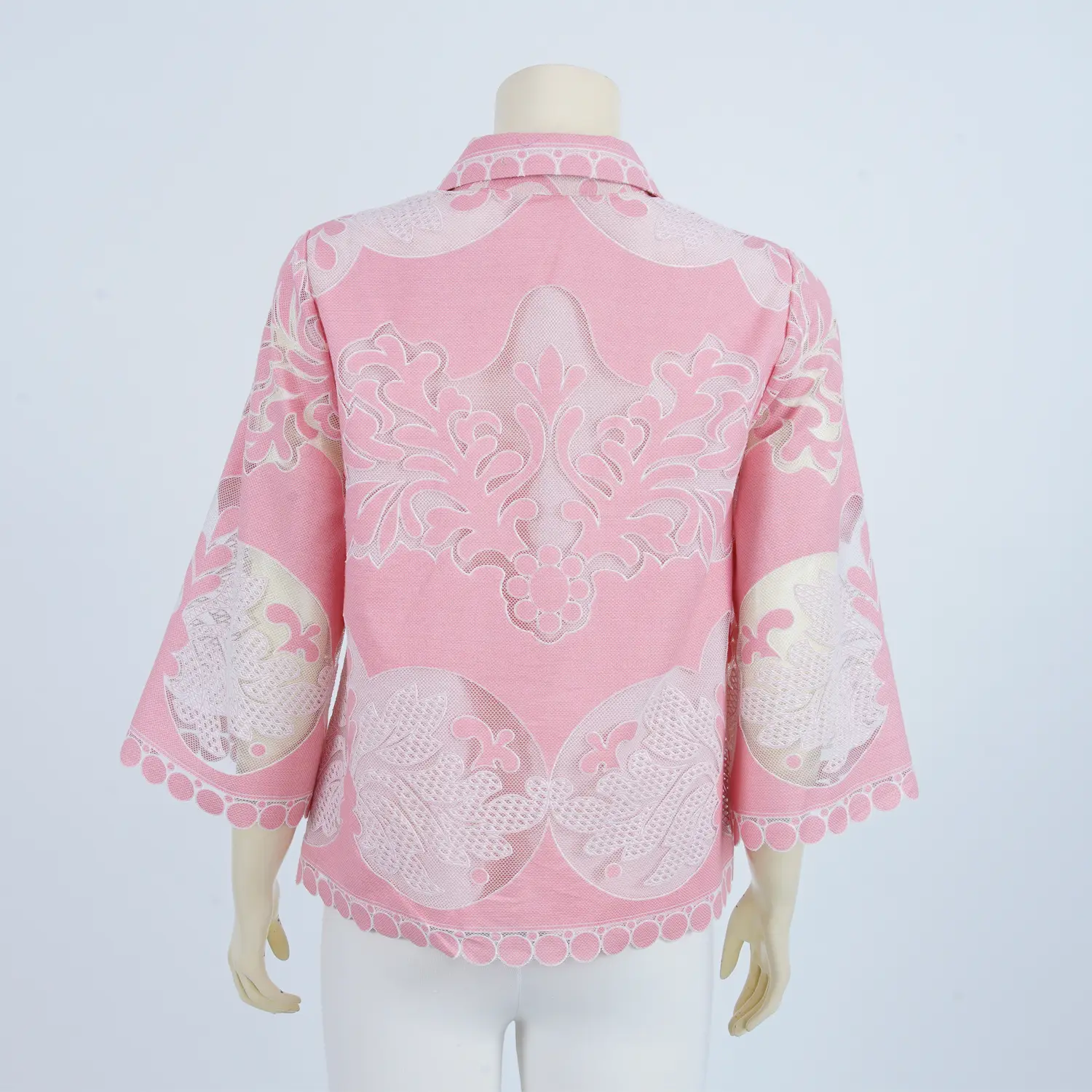เสื้อคอปก แขนบาน ผ้าลูกไม้ทไวไลท์ - Image 2