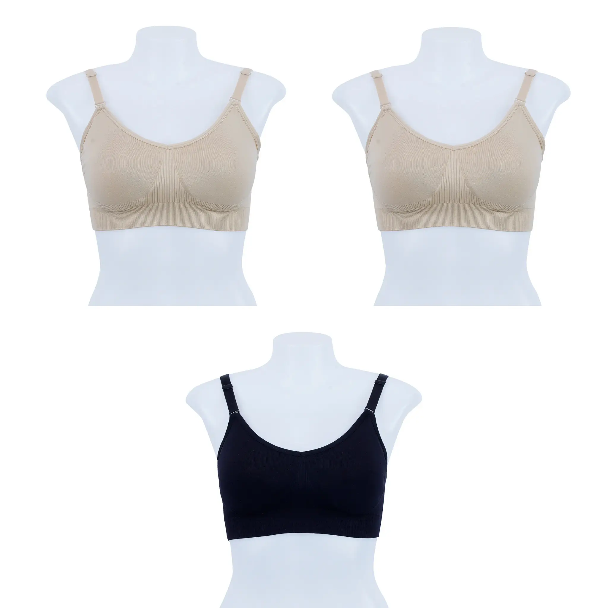 เซตเสื้อชั้นในไร้ตะเข็บ ดีไซน์ซัพพอร์ท Intimate Seamless Bra 3 ตัว