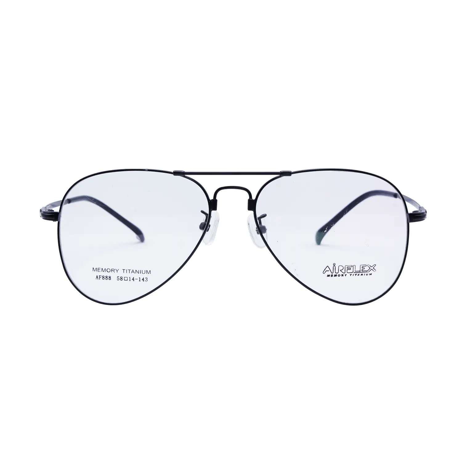 กรอบแว่นตา Ms.Potter สีดำทรง Aviator รุ่น Airflex AF888