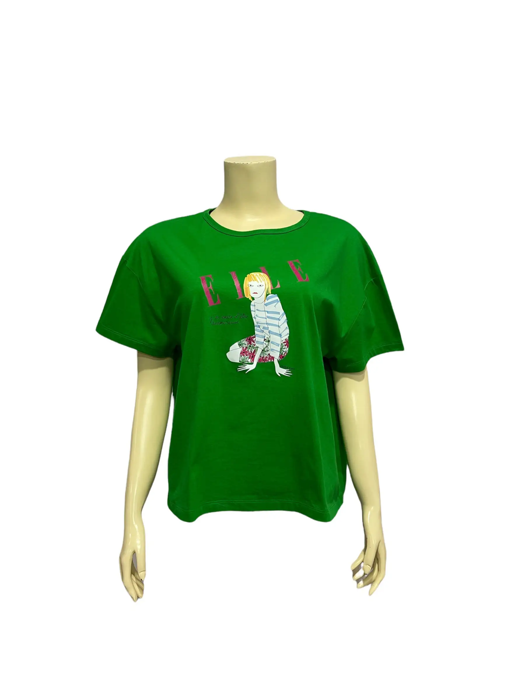 เซตเสื้อยืดคอปาด แขนสั้น ผ้า Soft Cotton 3 ตัว Boxy Oversize T-Shirt Set - Image 5