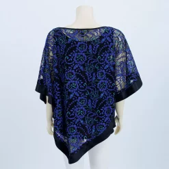 เสื้อคอปาด แขนผีเสื้อ ผ้าลูกไม้ - Image 3