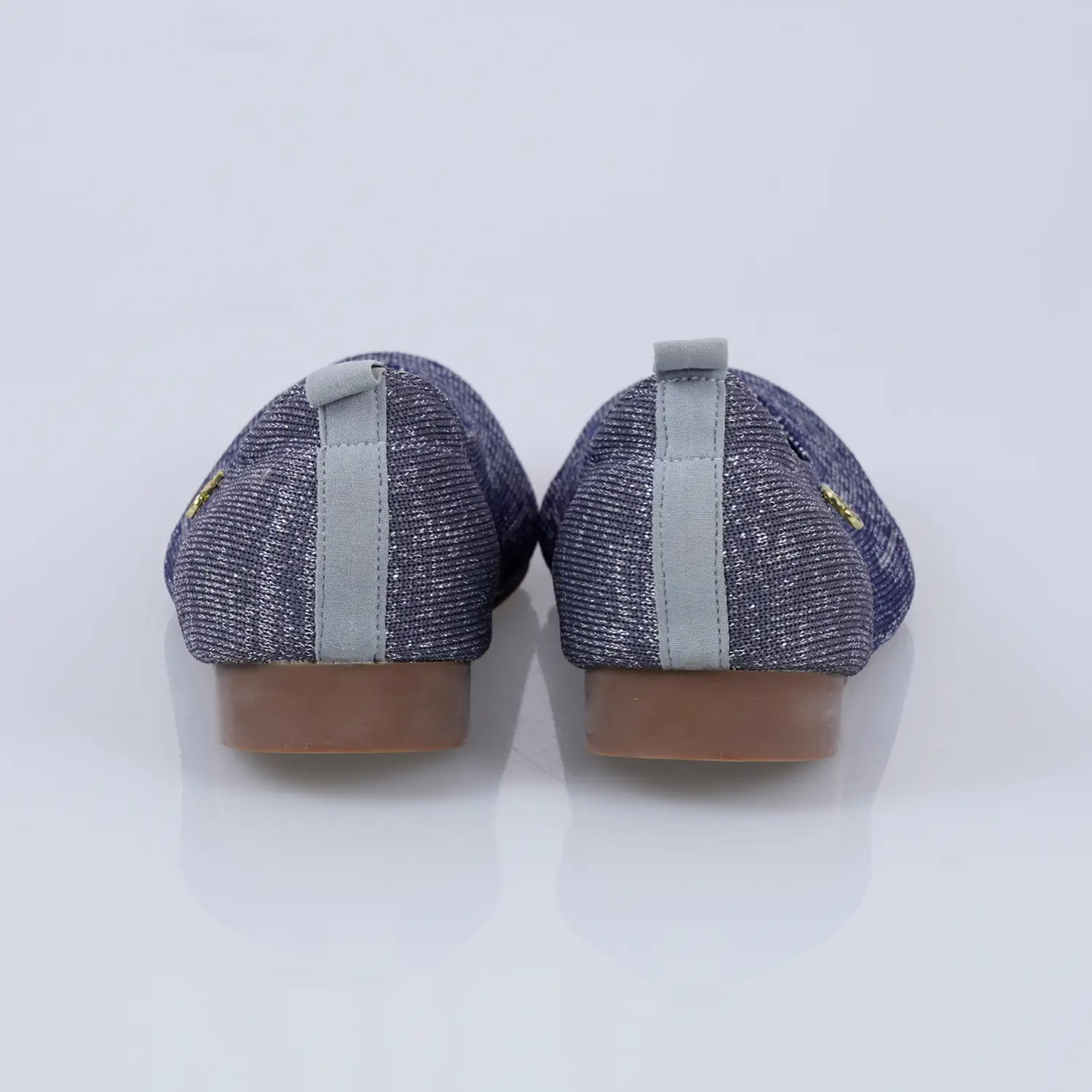 รองเท้าส้นเตี้ย รุ่น The Casual ลายไทย สีกรมท่า - Image 4
