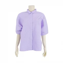 เสื้อคอปก แขนค้างคาว 3 ส่วน ผ้าตีเกล็ดแนวทแยง - Image 5