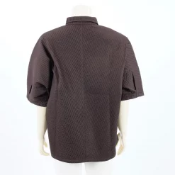 เสื้อคอปก แขนค้างคาว 3 ส่วน ผ้าตีเกล็ดแนวทแยง - Image 2