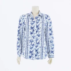 เสื้อเชิ้ตแขนยาว ลายใบเมเปิ้ล - Image 2