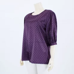 เสื้อคอปาด  แขน 3 ส่วน สไตล์วินเทจ - Image 3