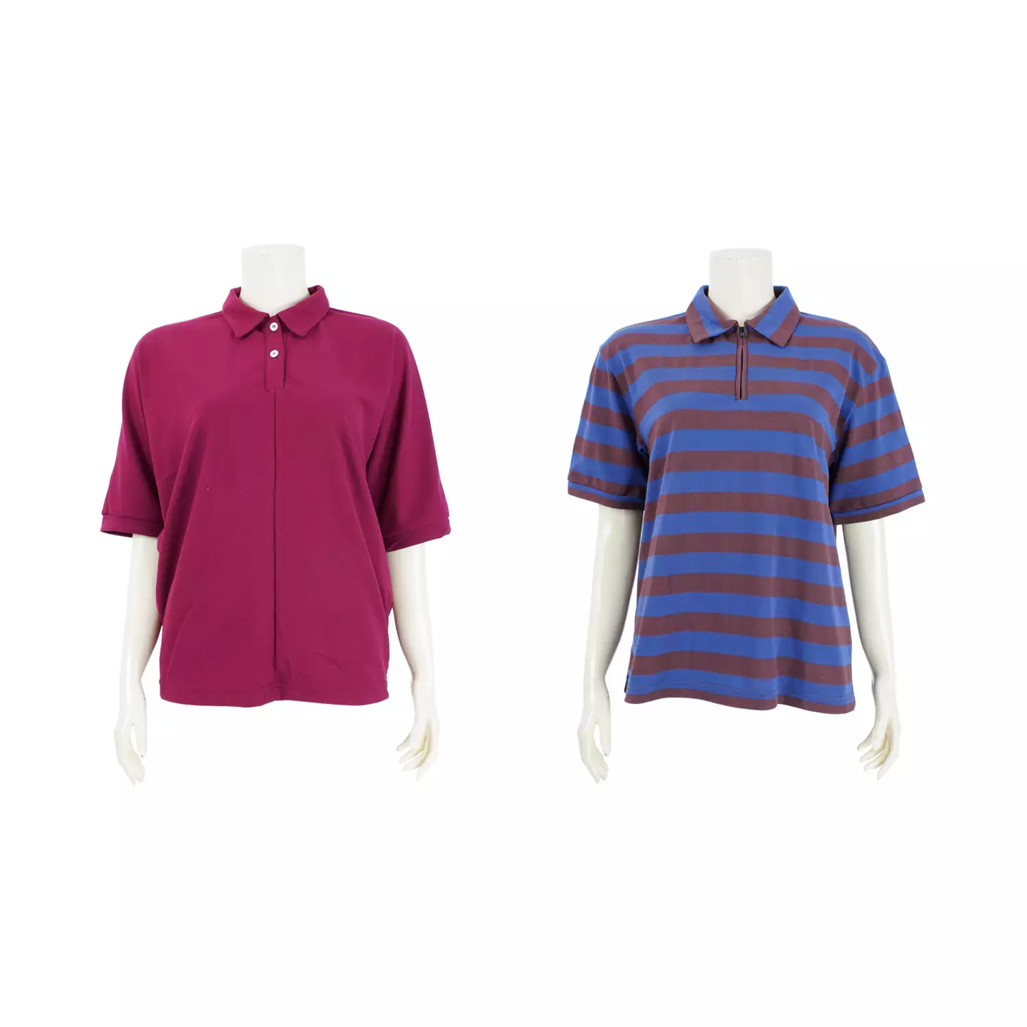 เซตเสื้อคอปก แขนสั้น ผ้าจูติ จำนวน 2 ตัว (สงวนสิทธิ์ในการเลือก)