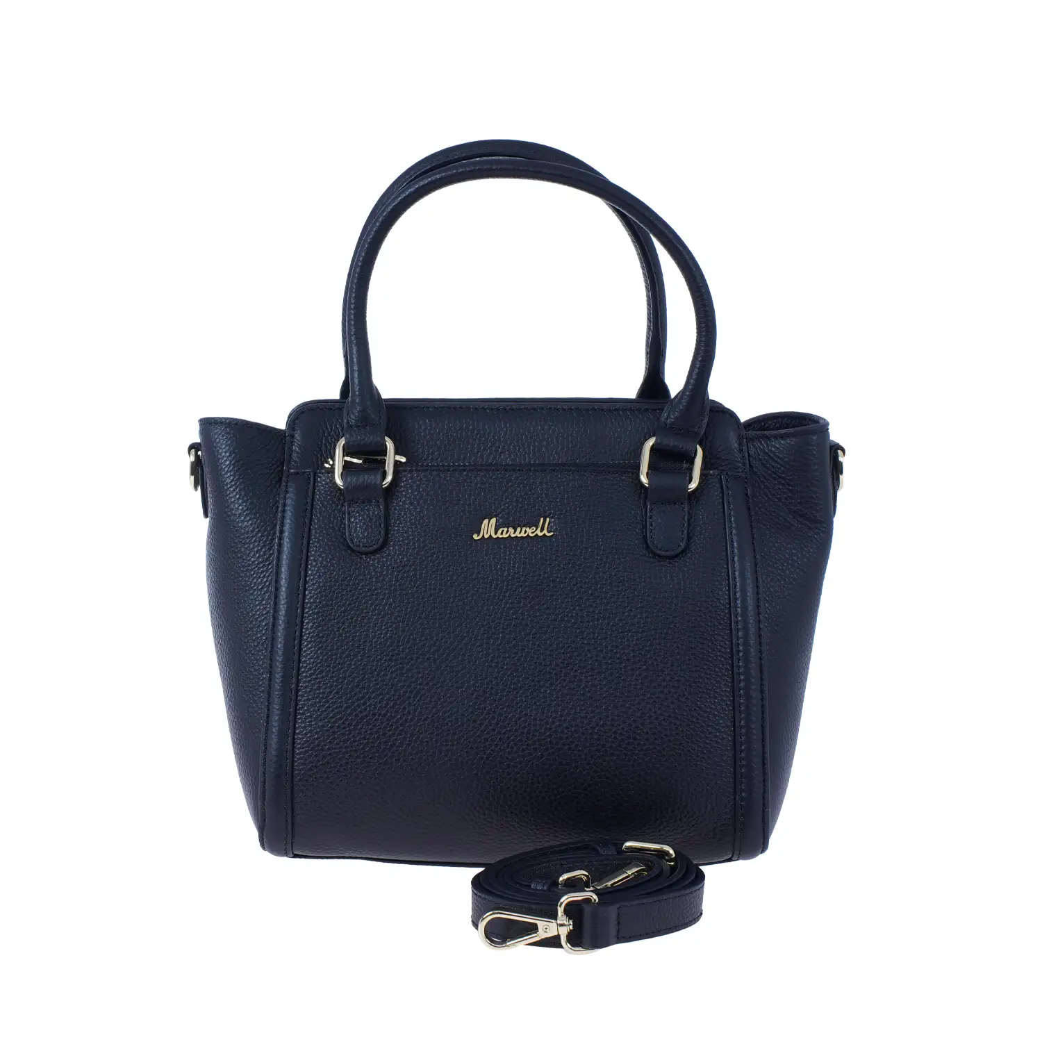 กระเป๋าถือหนังวัวปั๊มลายลิ้นจี่ทรง tote - Image 3