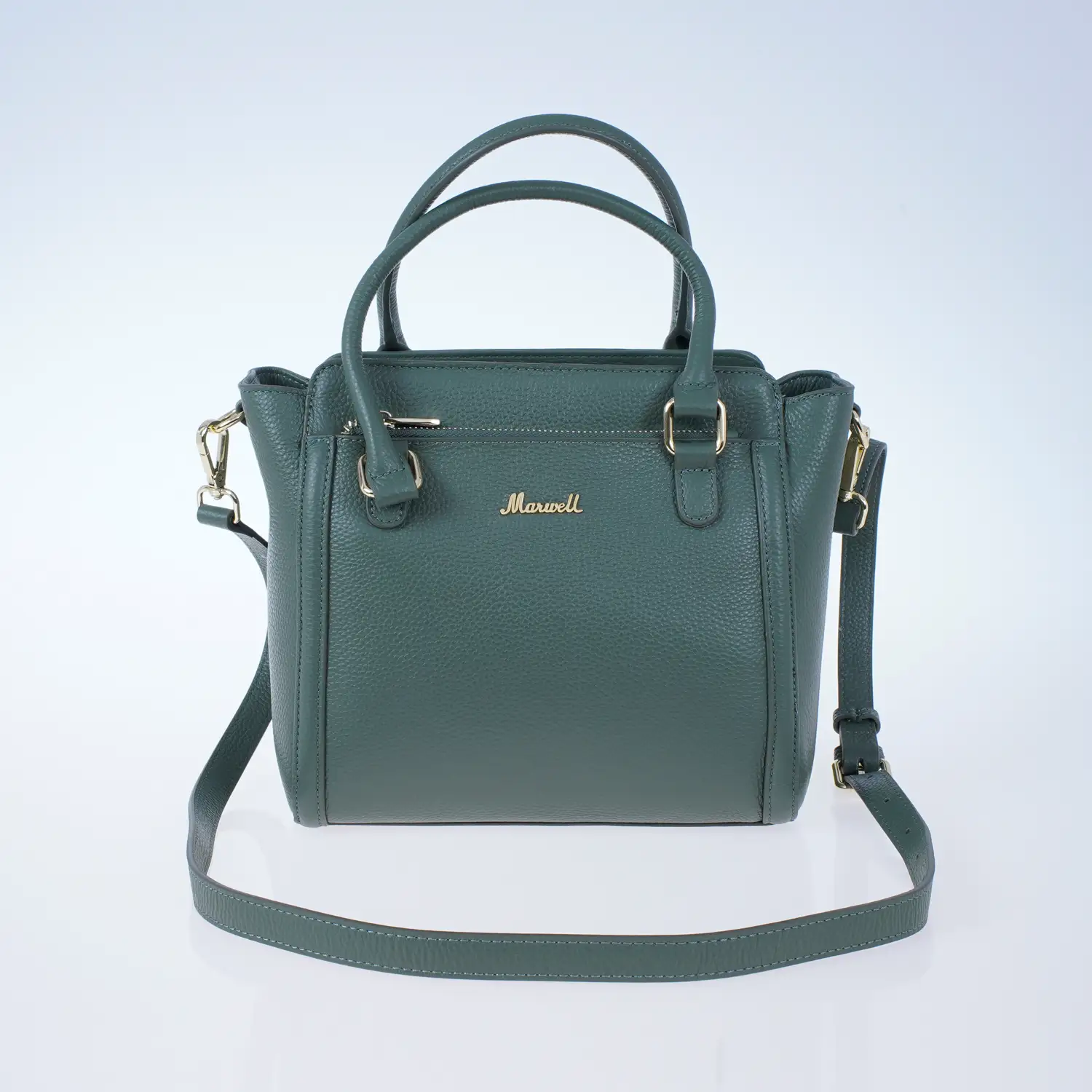 กระเป๋าถือหนังวัวปั๊มลายลิ้นจี่ทรง tote - Image 6