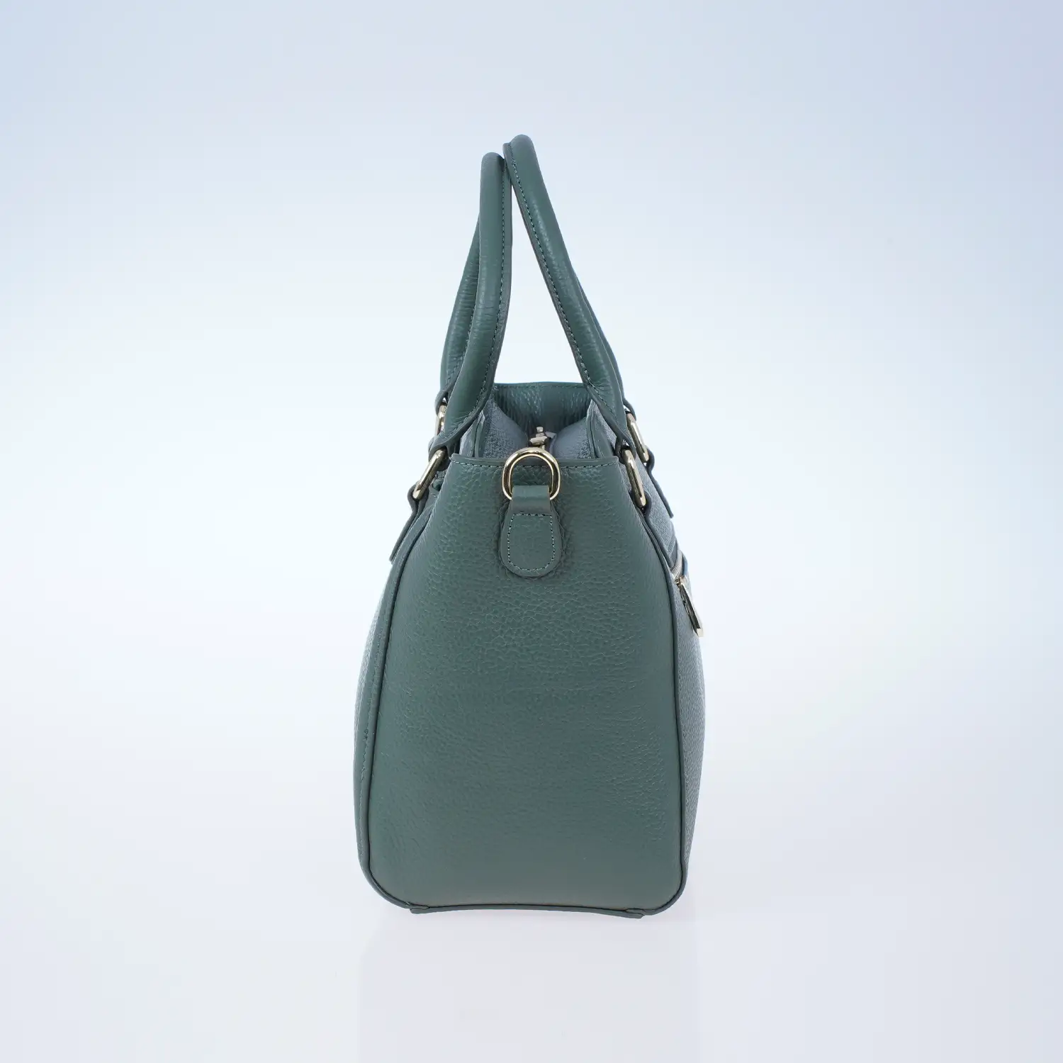 กระเป๋าถือหนังวัวปั๊มลายลิ้นจี่ทรง tote - Image 9