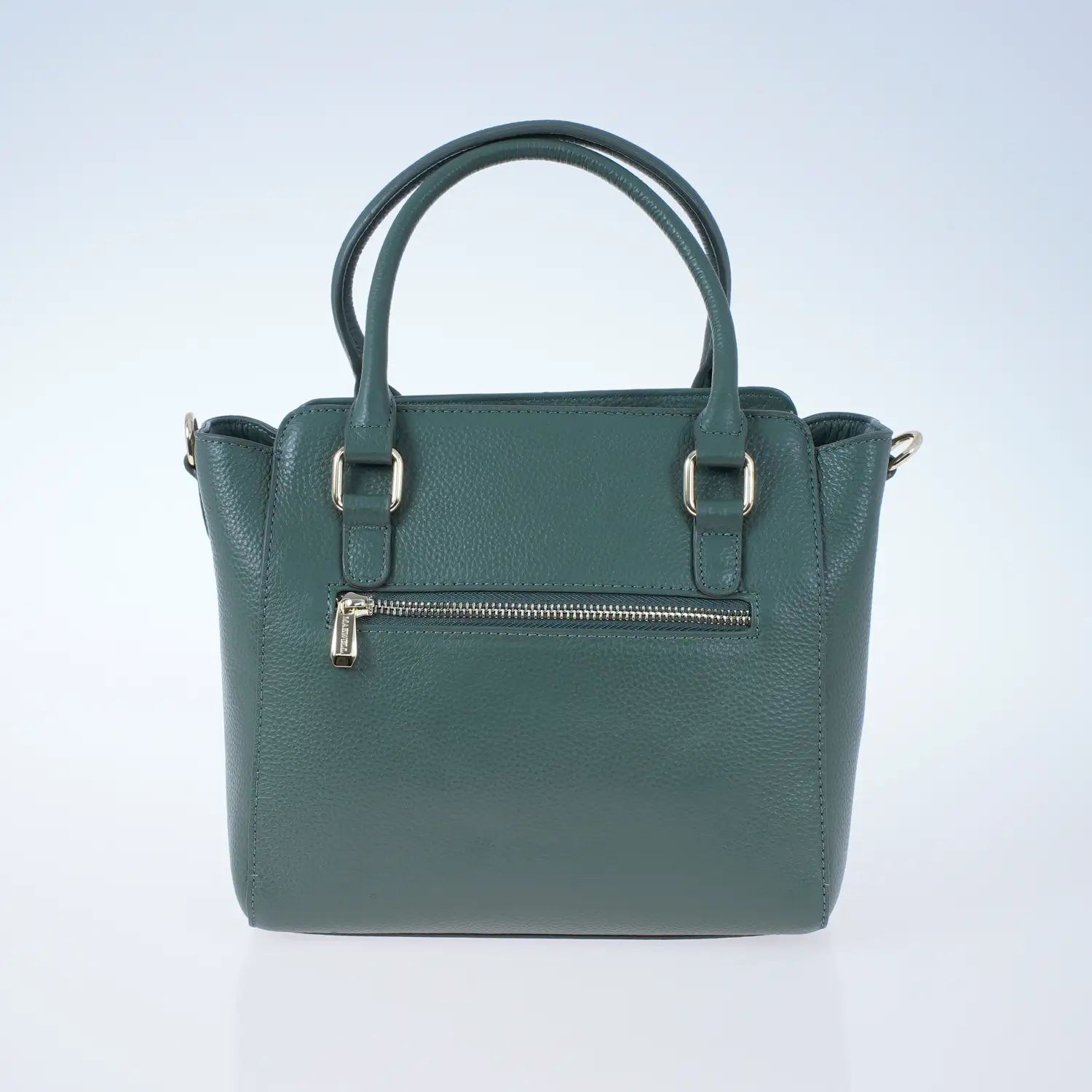 กระเป๋าถือหนังวัวปั๊มลายลิ้นจี่ทรง tote - Image 8