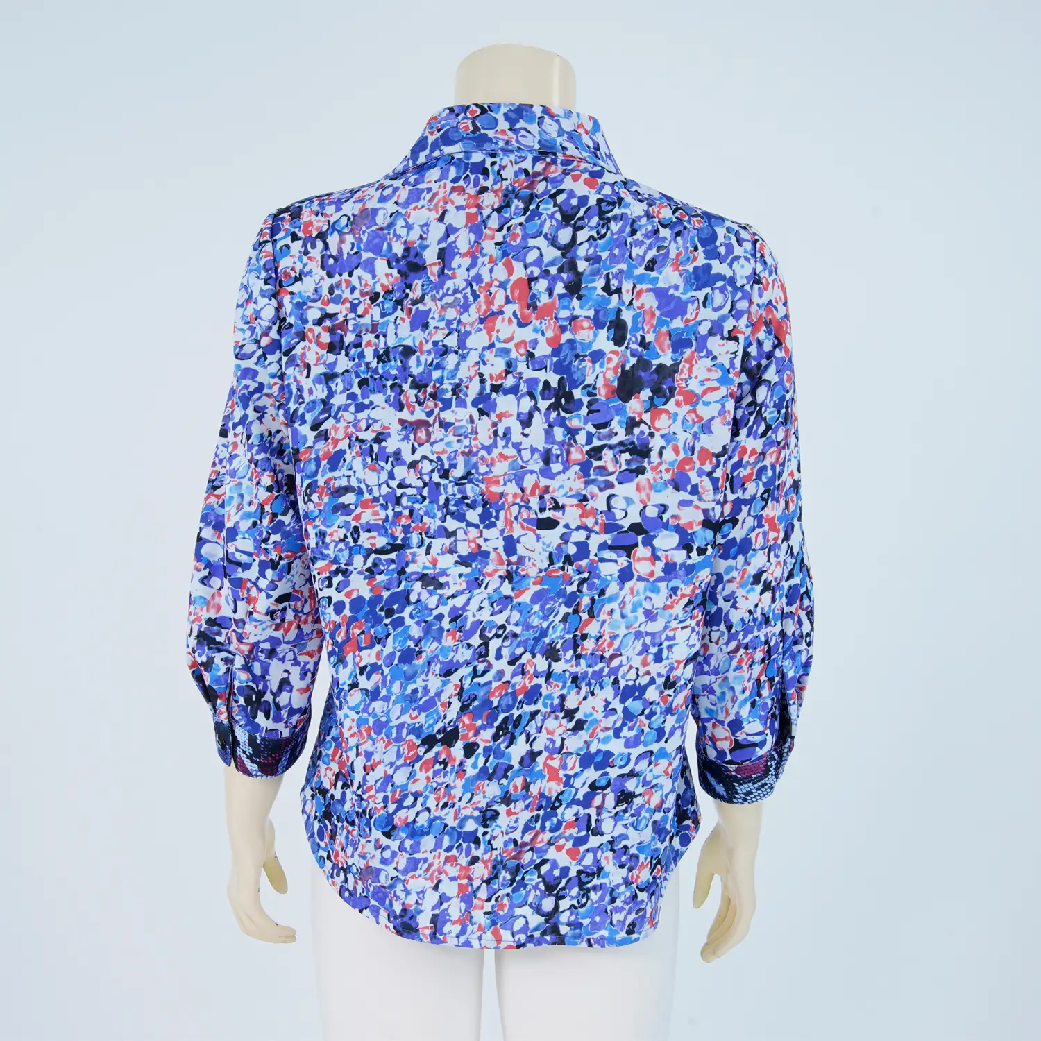 เสื้อเชิ้ต แขนกระบอก 4 ส่วน ผ้าพิมพ์ลาย - Image 3