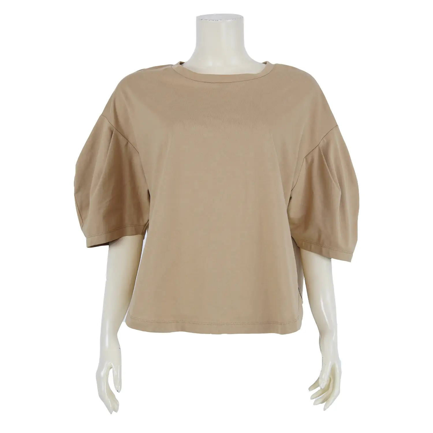 เซตเสื้อยืดคอกลม ทรงโอเวอร์ไซซ์ไหล่ตกแขนสั้น ผ้า Soft Cotton 2 ตัว - Image 3