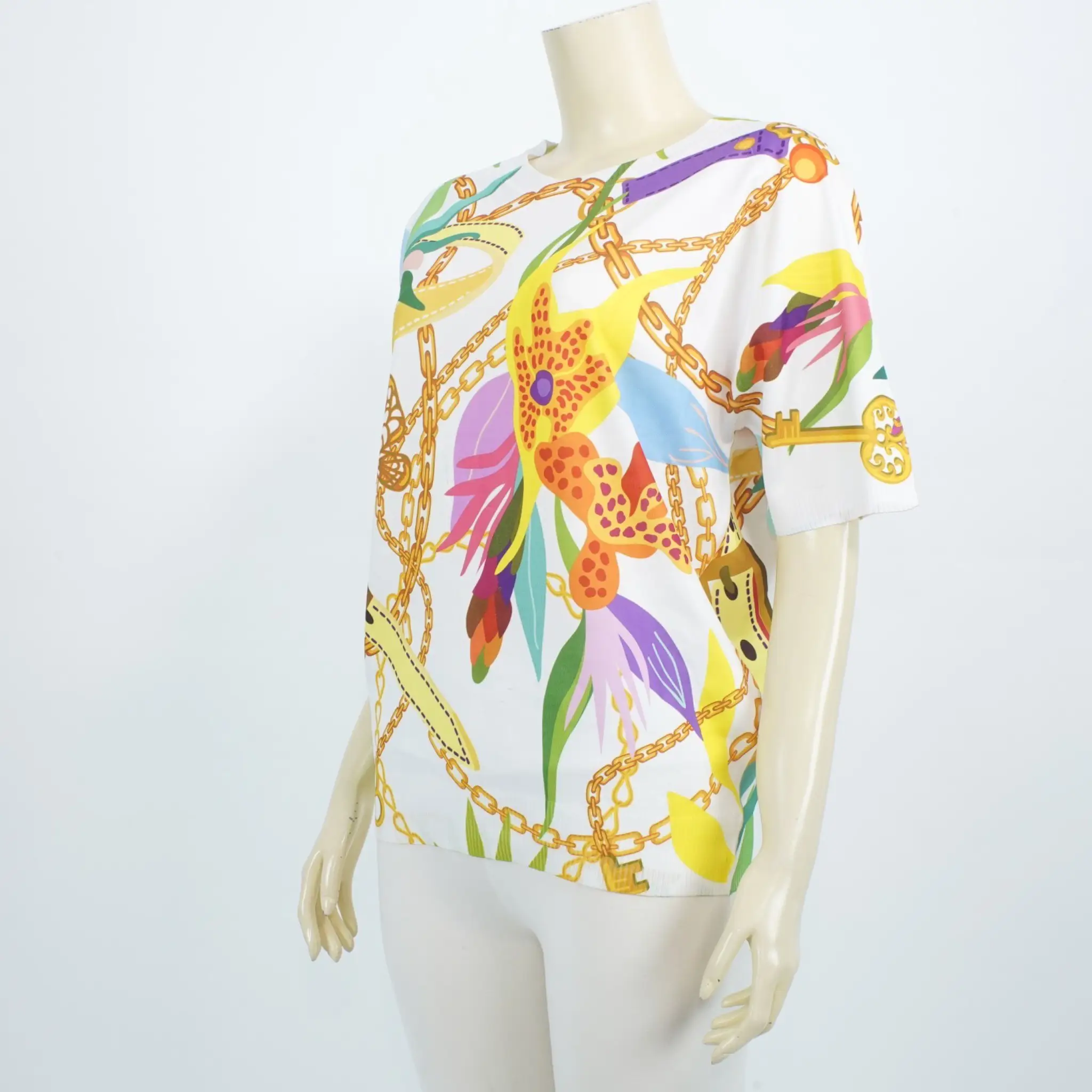 เสื้อคอกลม แขนสั้นแร็กแลน ผ้ายืดลายกราฟิก - Image 9